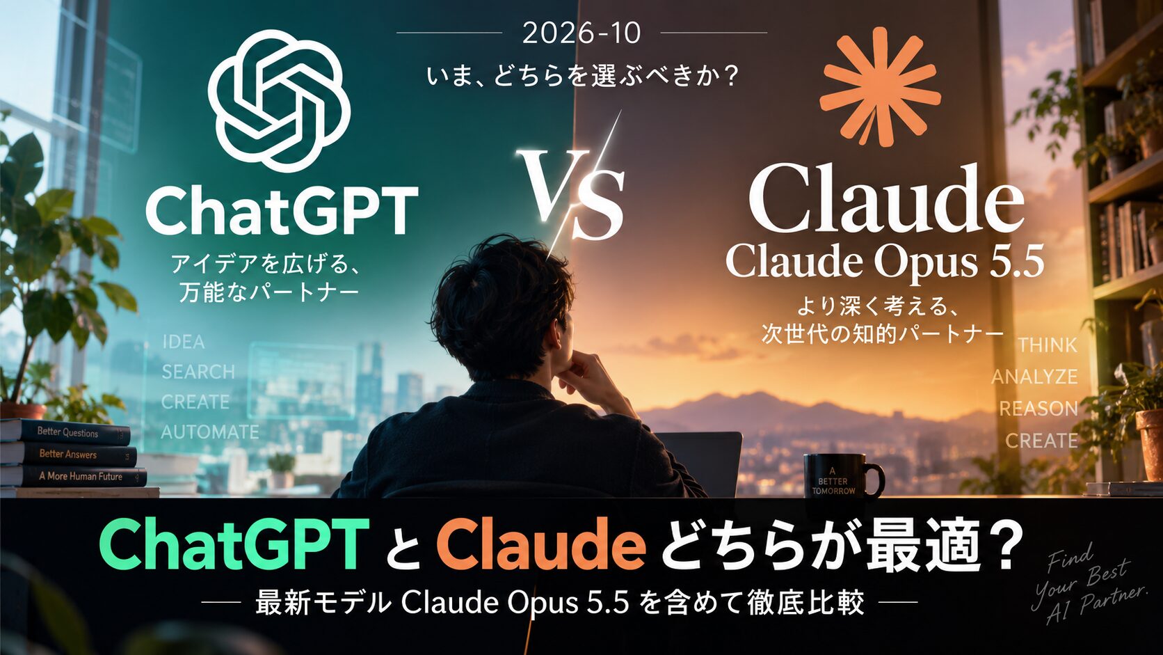 ChatGPTとClaudeどちらが最適？最新モデルClaude Opus 5.5を含めて徹底比較